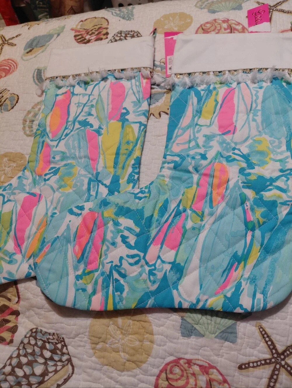 2 Lily Pulitzer Christmas GWP Stocking NWT